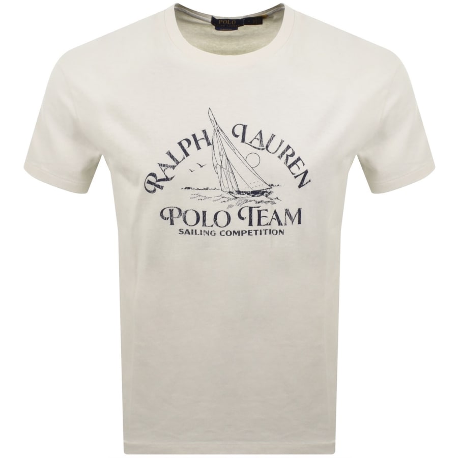 Ralph Lauren Sailing T Shirt Off White | Mainline Menswear us